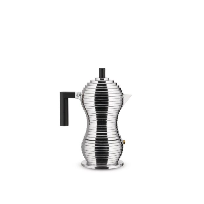 Alessi - Black Pulcina Espresso Coffee Maker - 3 cup
